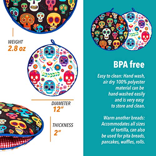 2 Largest+Tortilla+Insulated+Microwaveable+ENdeas