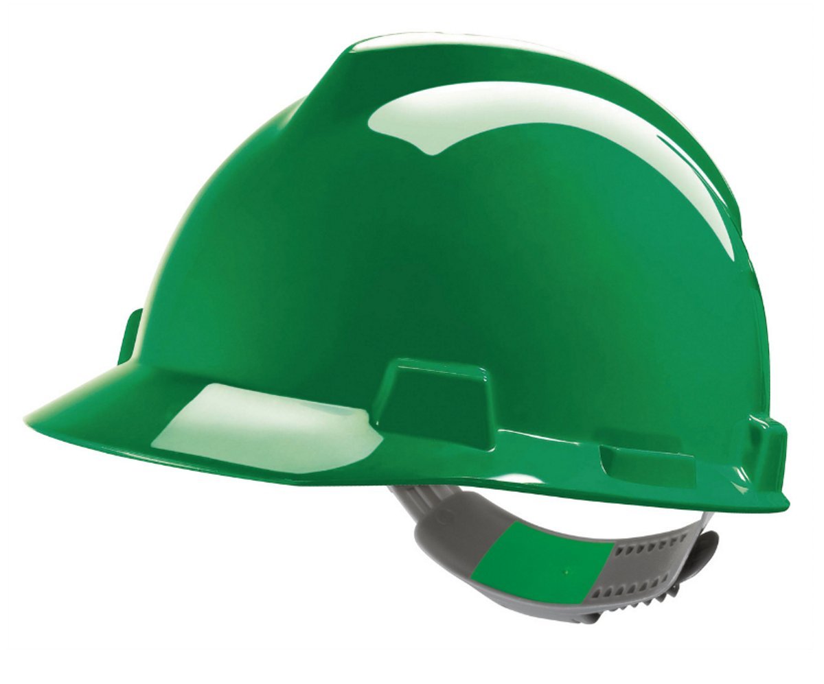 MSA V-Gard Helmets EN397 - Construction V-Gard Work Helmet, Green