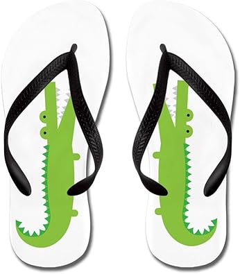 alligator flip flops