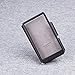 for iBasso DX150 and iBasso DX200 , Hand Crafted Miter PU Leather Case Cover [Non Standing Edition] iBasso DX150 Case (Light Black)