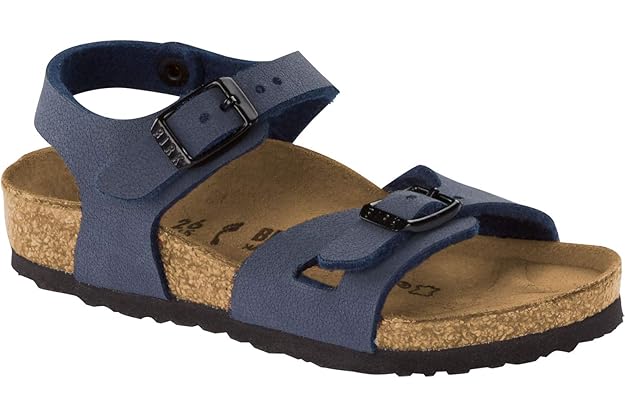 BIRKENSTOCK Unisex Rio Kids Birko-Flor Nubuk schmal Pantolette