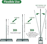 Signstek Lawn Leveling Rake, Stainless Ground Plate 30x10, 76.7in Handle view 6