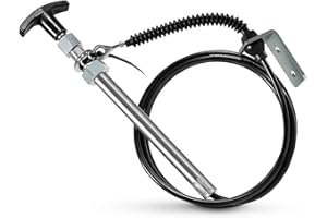 BZCOVAC AM134404 Turn-to-Lock Spout Control Cable for John Deere 44'' 47'' 54'' 59'' 60'' Snow Thrower, Discharge Chute Angle Controller