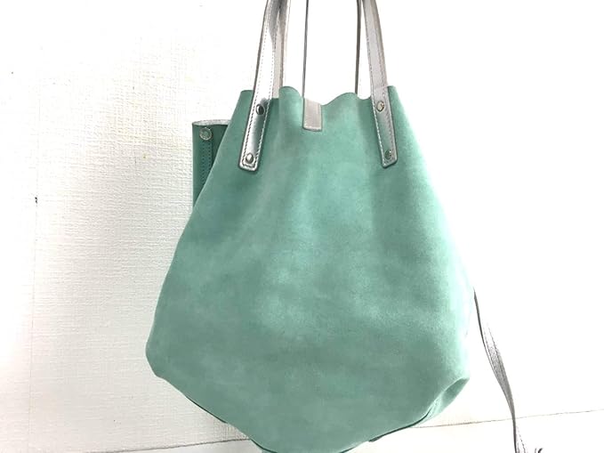 Amazon Co Jp ティファニー Tiffany ハンドバッグ ライトグリーン シルバー 中古 服 ファッション小物