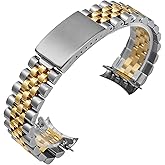 HiCycle2 20mm Jubilee Watch Band Replacement For 36mm Rolex Datejust 1601 1602,16233,16234,16200,1603