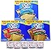 UNFROSTED Pop Tarts Variety Pack -Bundle of 3 Boxes Unfrosted Flavors Include: Blueberry, Strawberry, Brown Sugar Cinnamon. 16 count boxes