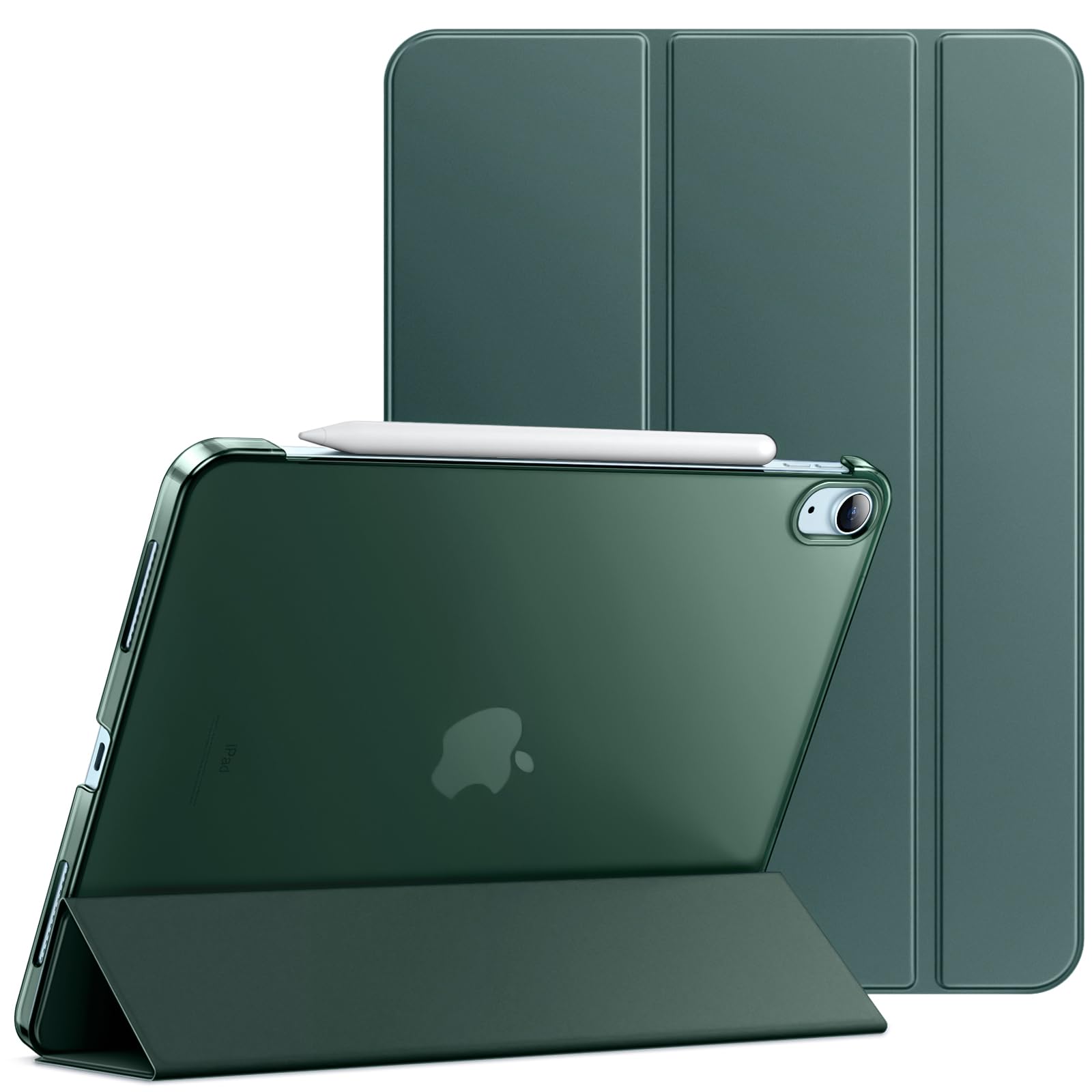 JETech Case ONLY for iPad Air 11-Inch M4/M3/M2 (2026/2025/2024), iPad Air 5/4 (2022/2020 5th/4th Generation 10.9-Inch), Slim Stand Hard Back Shell Cover with Auto Wake/Sleep (Misty Blue)