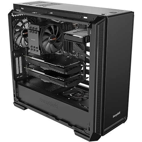 Be Quiet! Pure Base 600 ATX Mid Tower Case - Sound Insulated With 2 Pre-Installed Fans