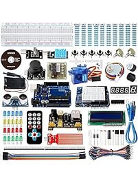 Smraza Ultimate UNO Project Starter Kit with Stepper Motor, Servo Motor, UNO R3 Board and Ultrasonic Sensor for Arduino UNO R3 Mega2560 NANO(26 Projects)