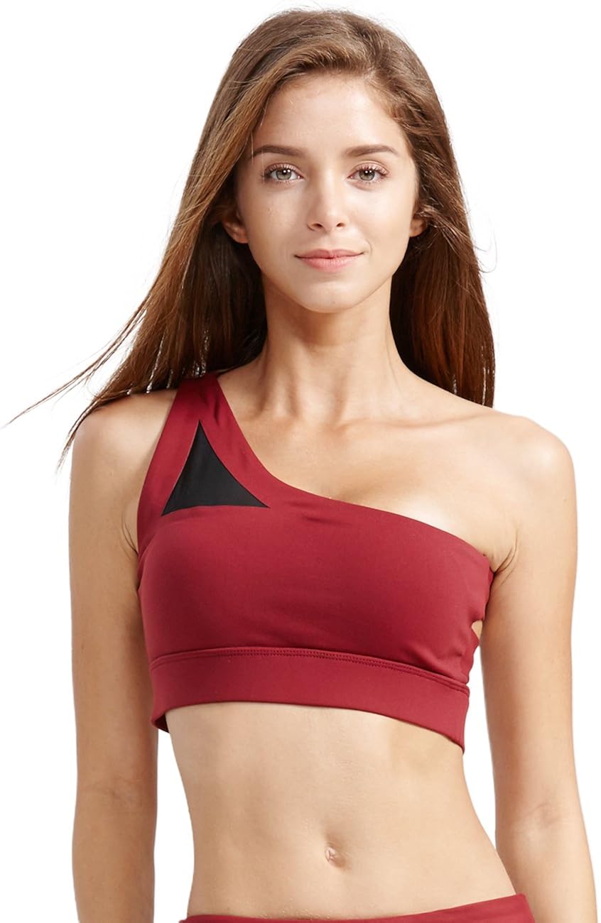 light &amp; leaf Women�s One Shoulder Sports Bra