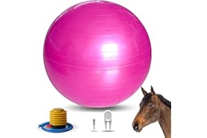RideFound 17 Inch Horse Play Balls Anti-Burst Herding Ball for Horse Mega Equine Ball for Play Training Horses Soccer Balls