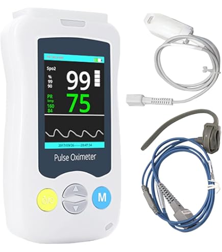 Sonda SpO2 Repuesto Sonda De Sensor De Anillo SpO2 Compatible Con SleepU, Checkme O2 Max Y VisualOxy - Repuesto Para Ox&iacute;metros, Stock En EE.UU. Repuesto Sensor Pulso VisualOxy
