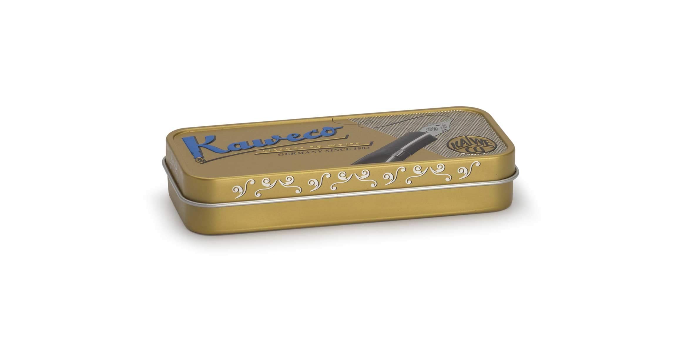 Kaweco Tin Pen Case Nostalgic Short Gold