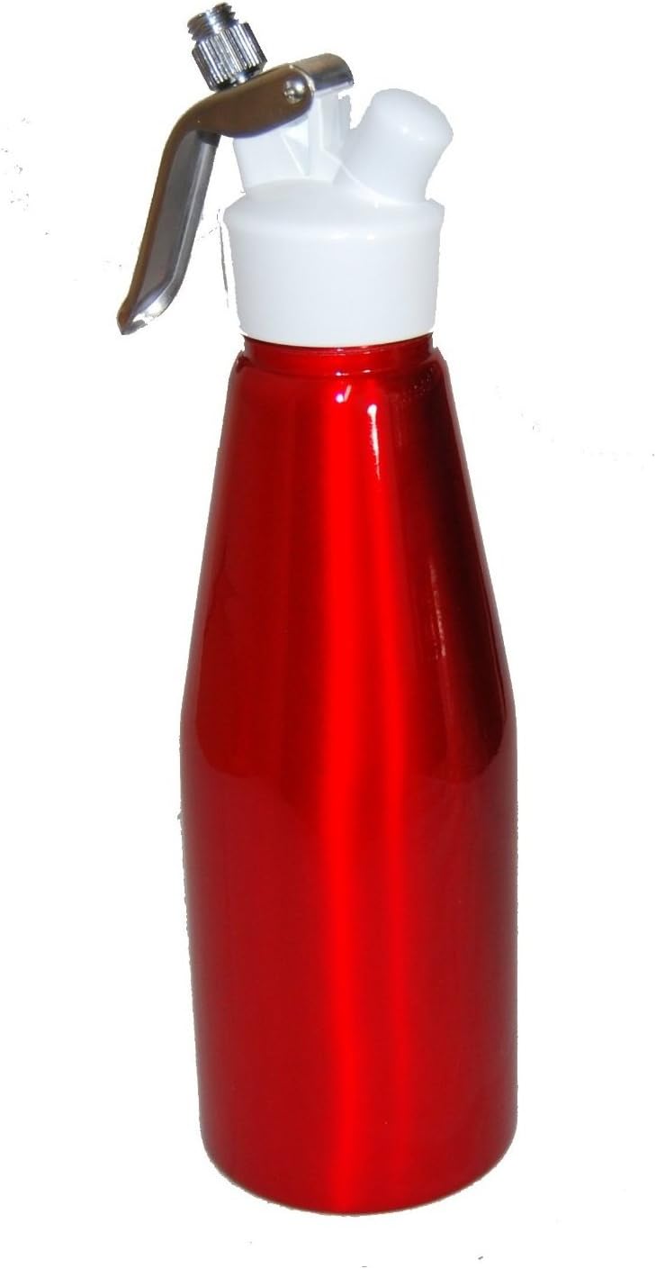 Red Cream Whipper Dispenser Whip It Use with Cream Charges! Starter Kit With Tips Included