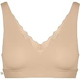 Harper Wilde Bliss Lace Bralette - Ultra-Soft, Lightweight, Lace Trim Bralette for Women with No Cups, Wires or Padding