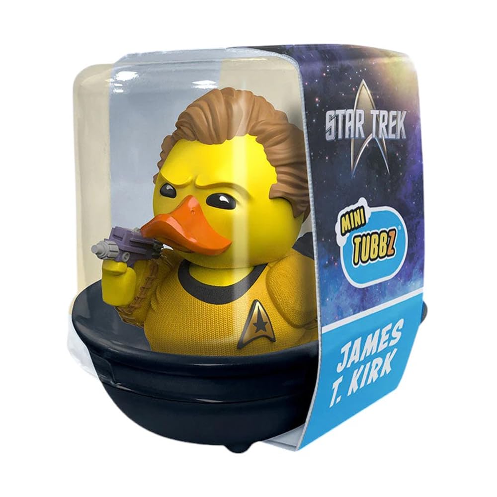 TUBBZ Mini James T. Kirk Collectible Vinyl Rubber Duck Figure - Official Star Trek Merchandise - Sci-Fi TV, Movies & Video Games — image 1