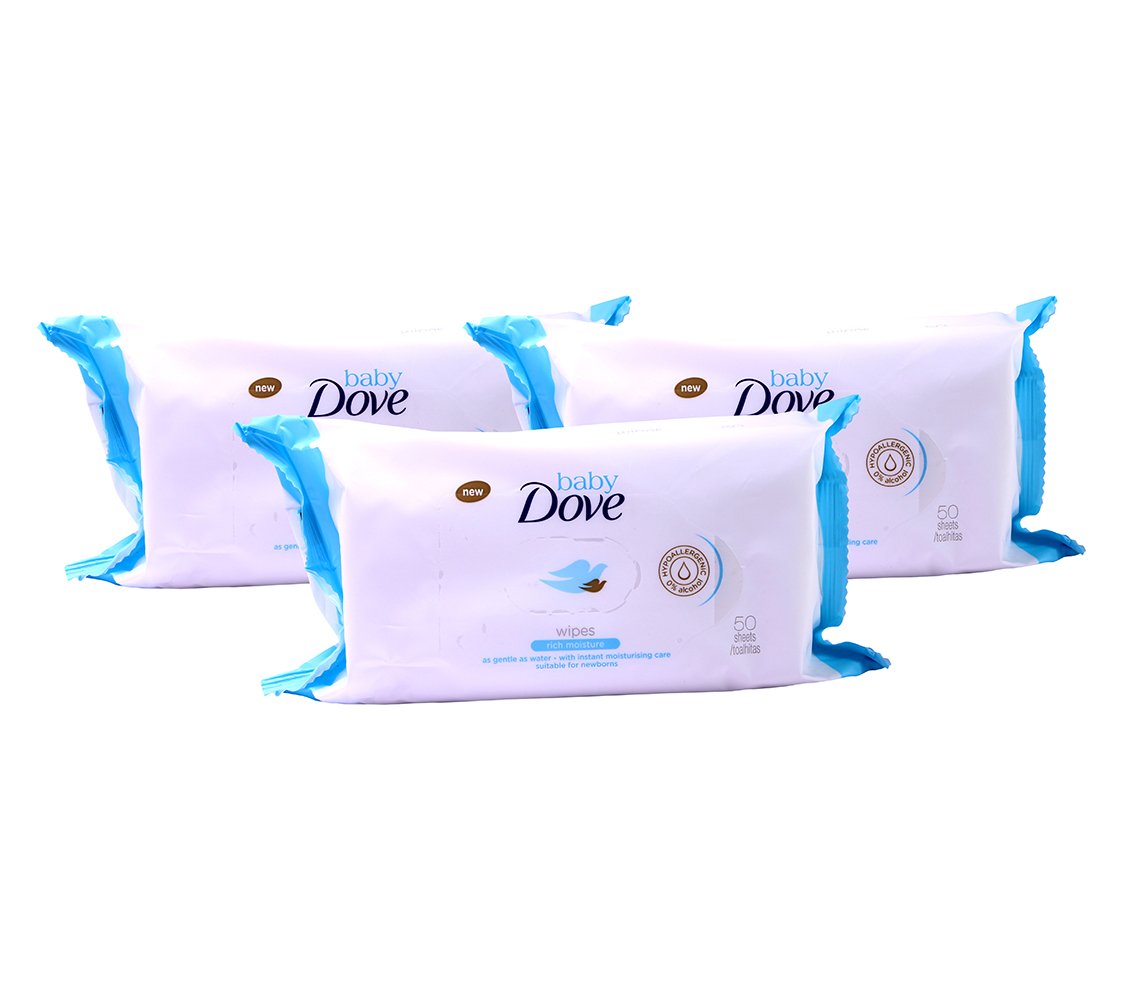 Dove Baby Wipes 3 Pack