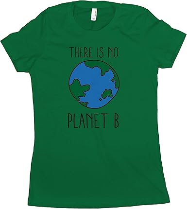 Amazon Com No Hay Planeta B Camiseta Para Mujer Para El Dia De La