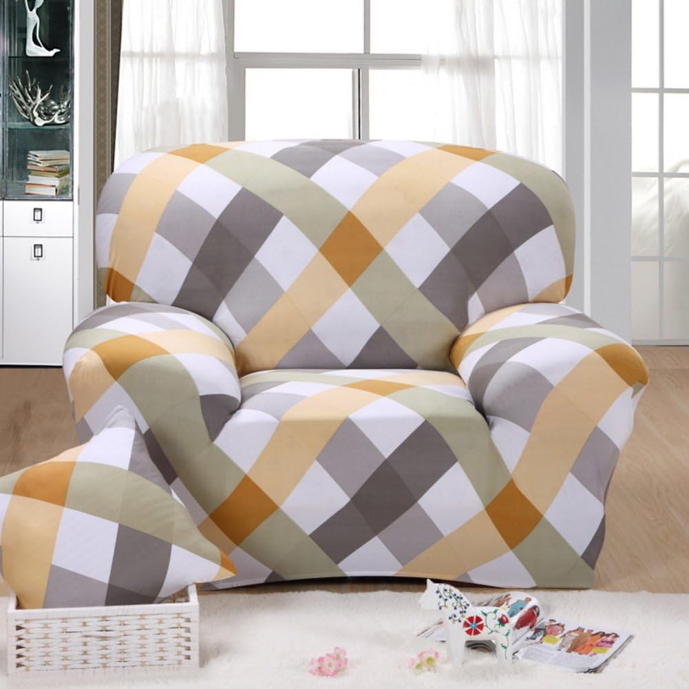 UIEOPWKXHNFC Sofa Sets/Dust-sand Hair/Autumn And Winter,Stretch,Sofa Cover/Cover,Fabrics,Tight Package,Sofa Towel/Covering Cloth-A 190x230cm(75x91inch)