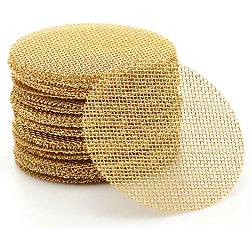 200 Pieces 100% Brass Pipe Screens, Brass Pipe Screen Filters with Metal Box (3/4 Inch) - Thumbnail 4