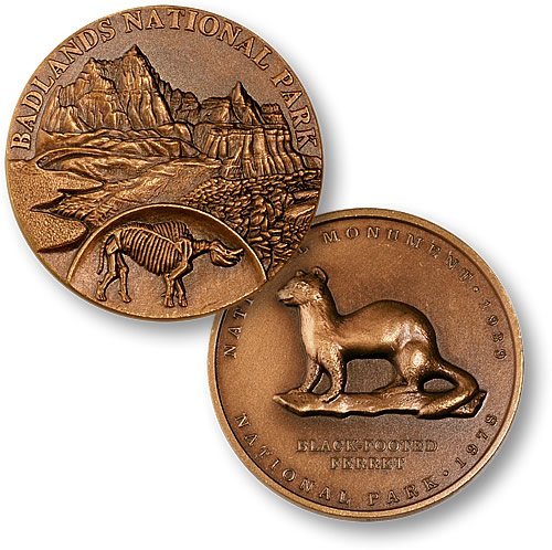 Northwest Territorial Mint Badlands National Park Coin