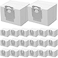 20 Pack Q5 Q7 Dust Bag for Roborock Q5 Max+, S8+, S8 Pro Ultra, Q7 Max+/Max, Q8 Max+, S7 Pro Ultra, Q5+, Q5 Pro+, Q7, Q7+, S7 MaxV Ultra, S7 Max Ultra Robot Vacuum, 3.5L Large Capacity Disposable Bag