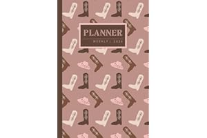 Western Planner 2026: Weekly and Monthly Cowgirl Themed Calendar Agenda; 6x9"