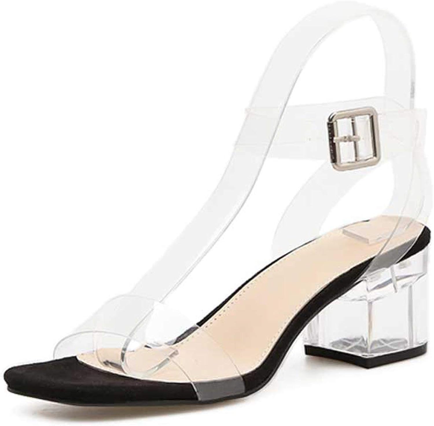 high heel jelly sandals