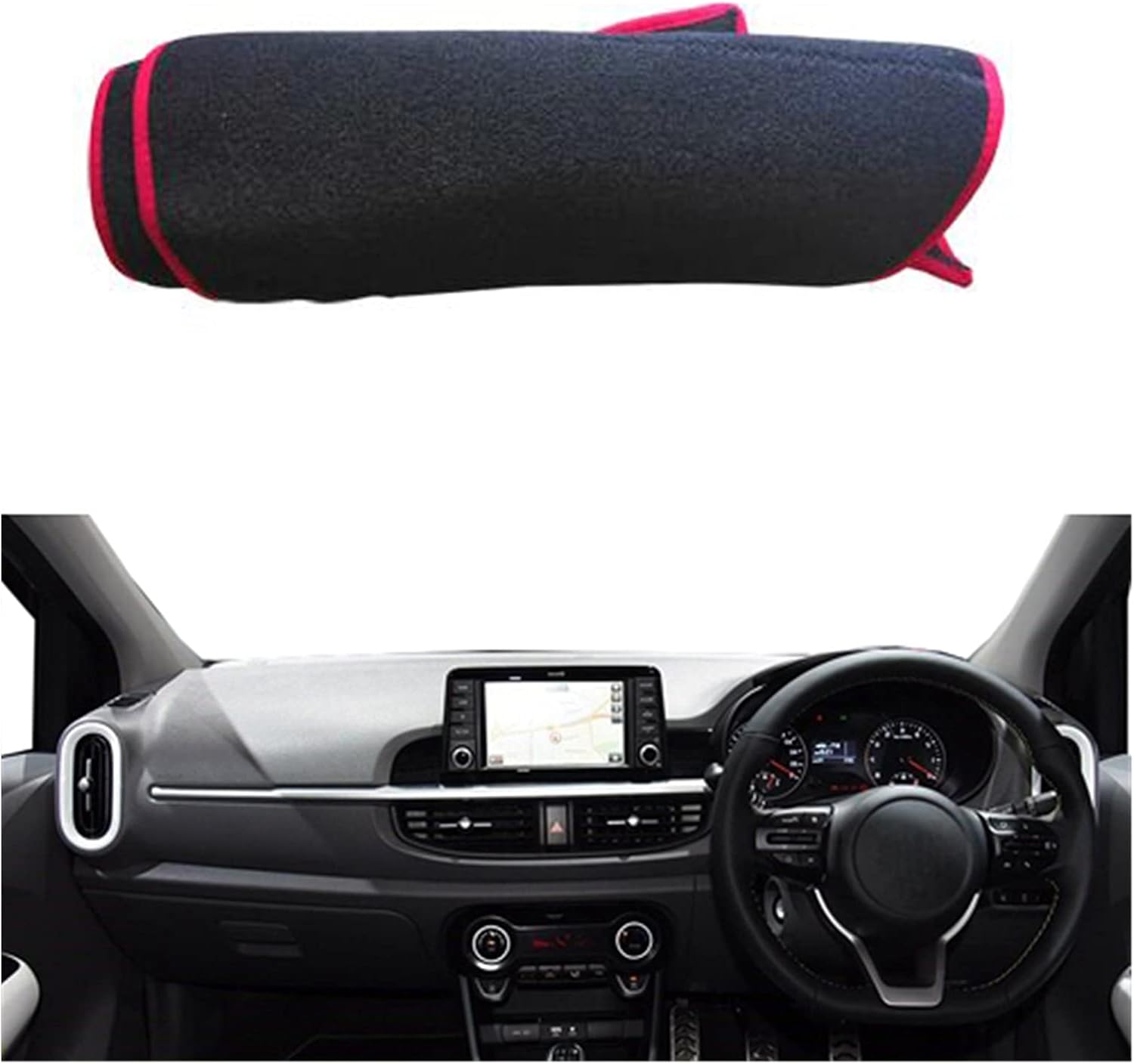 Dashboard Cover Mat 2 Layers Car Dashboard Cover Carpet Cape Dash Mat Dashboard Pad For Kia