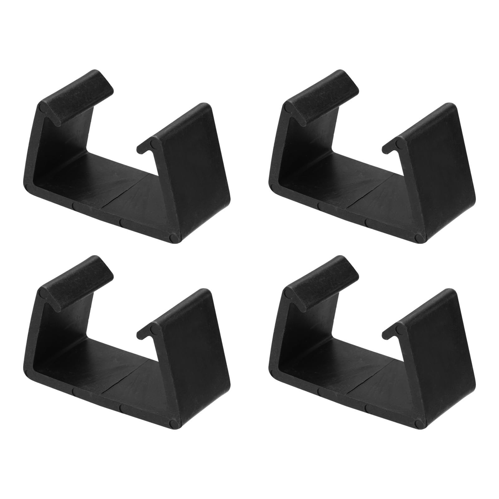 M METERXITY 4 Pack Patio Furniture Clips - Sofa Rattan Furniture Clamps Fixed Chair, Apply to Patio/Garden/Indoor (71mm, Black)