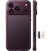 TORRAS Shockproof for iPhone 18 Pro Case Burgundy Purple, 2026 Upgraded | Translucent Back, 4X Mil-Grade Protection, Slim Case for 18 Pro Case Thin, 6.3", Camera Button, DIY Buttons, Secure Grip