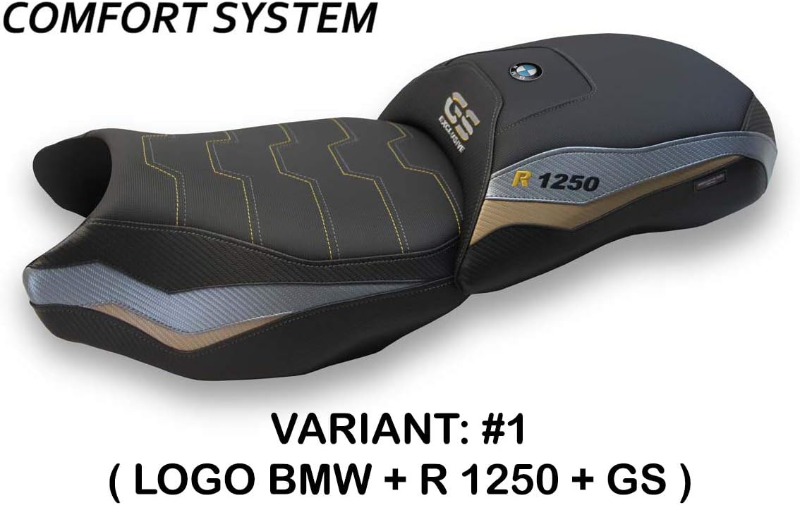 Saddle Cover Compatible With R 1250 GS Exclusive Mod BATNA COMFORT SYSTEM (Multi-Colour)