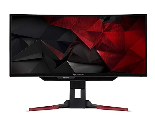 Acer Predator Z301CT 75cm (29,5 Zoll Ultrawide Full HD) Curved Monitor (HDMI 2.0, DisplayPort, USB 3.0, 4ms Reaktionszeit, 20