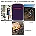 Phone Card Holder, Bagent Stick on Lycra Credit Card ID Wallet Cases Pouch Pocket Sleeves for iPhone, Android and all Smartphones (Purple)