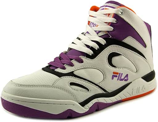 Fila KJ7 Men Round Toe Leather White