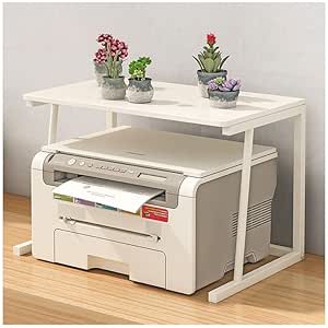 ZFFSC Impresora Estante de Almacenamiento de Escritorio Estante sobre