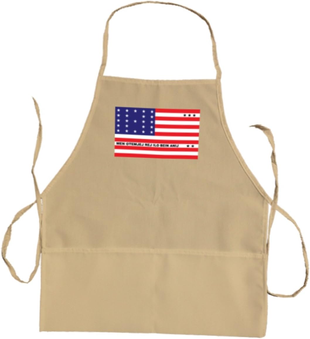 Unisex Bikini-Atoll Country Flag Durable Apron