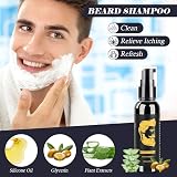 LOPHE Beard Growth Kit - Oil, Balm, Shampoo, Comb, Scissors, Beard Care Set view 4