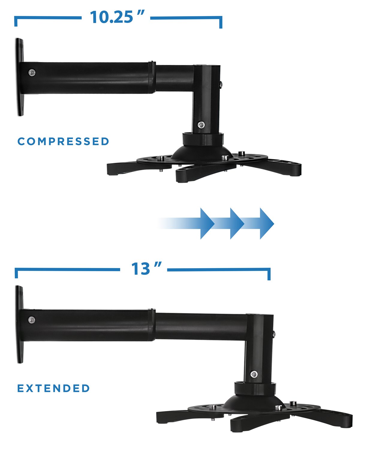 Benq MountIt Black Optoma Projectors Projector Mount Wall Mount