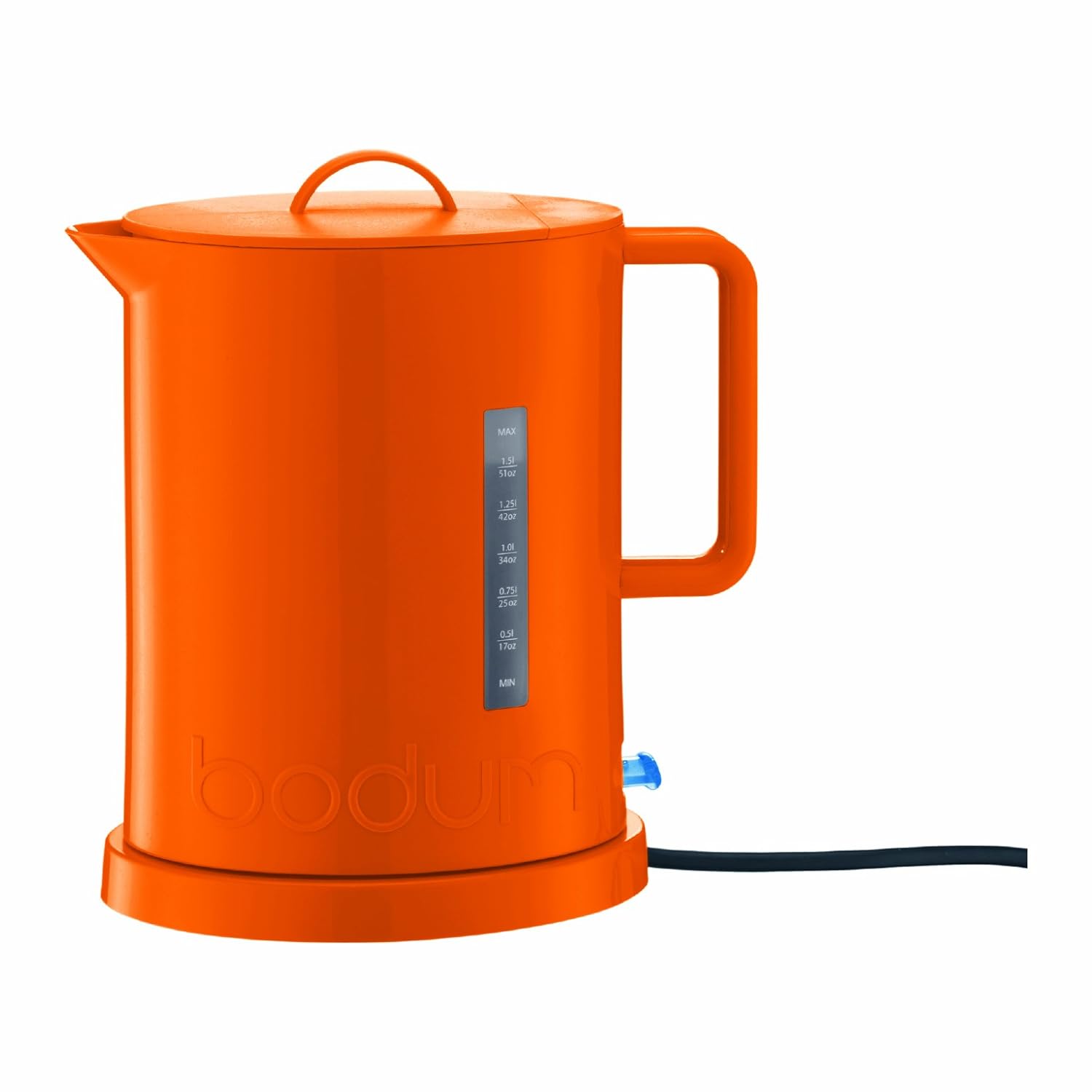 BODUM Ibis 1.7 Litre/ 57 oz Electric Water Kettle, Orange Amazon.co.uk