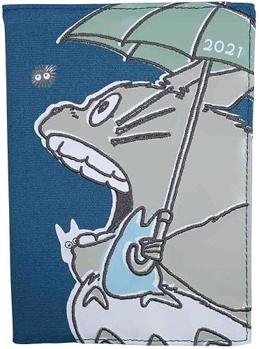 Amazon Co Jp 手帳 ウィークリー 月間スケジュール帳 マンスリー 週間ダイアリー 日本製 21年 令和3年 A6 月曜始まり 10月始まり となりのトトロ 傘 スタジオジブリ 手帖 年間カレンダー ジュエリー