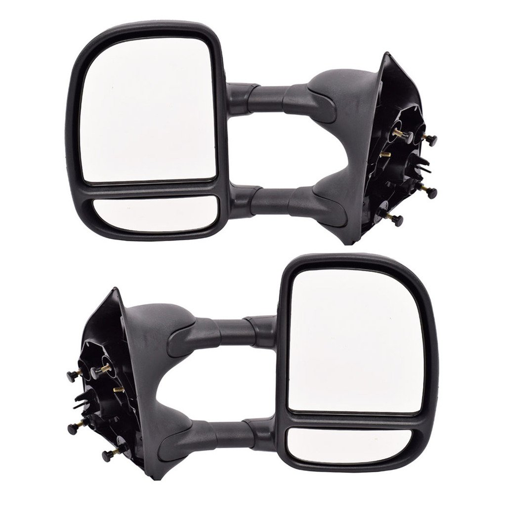 Amazon.com: DEDC Towing Mirrors Ford Towing Mirrors F250 Mirrors Passenger  Side and Driver Side Manual Operation Fit Super Duty F250 F350 F450  Excursion ...