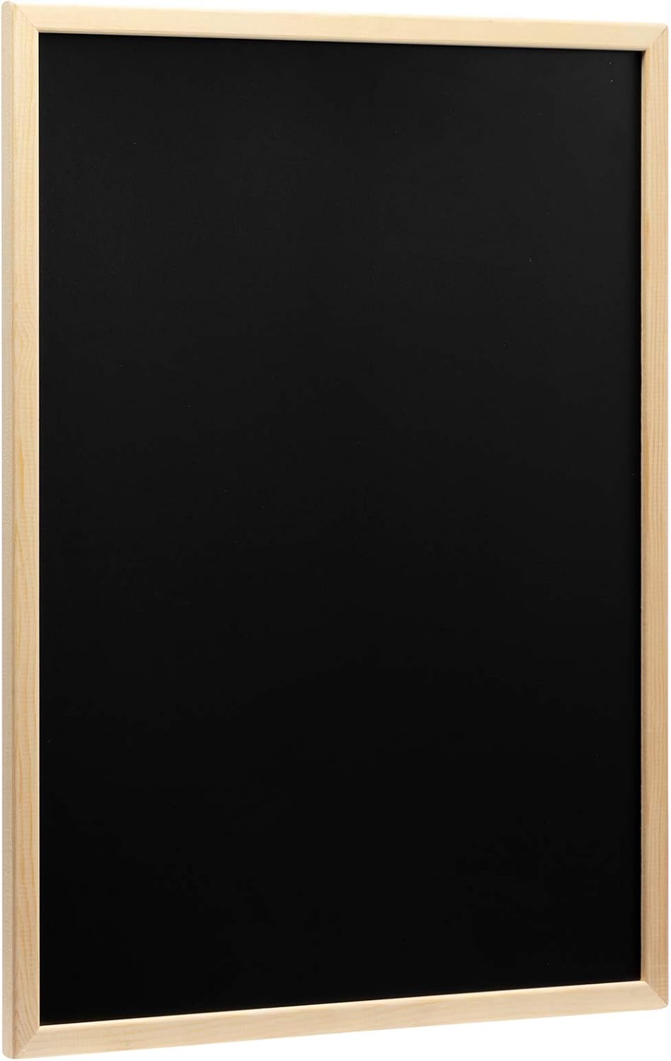 DOEWORKS A2 Chalkboard 60cm x 45cm Wall Mounted Blackboard for Home School Kitchen and Office Chalk Board with Wood Frame - Image 5