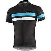 BERGRISAR Men's Cycling Jerseys Short Sleeves Bike Shirt