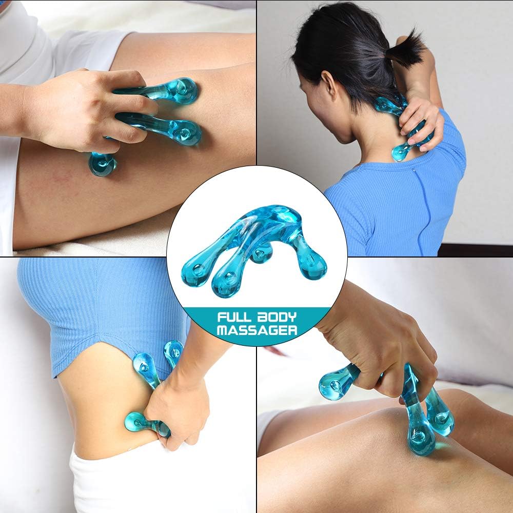 Migleo Hand Held Massage Tool Easy Palm Fit with Massage Knobs for Gentle Pressure Point Massage: Health & Personal Care