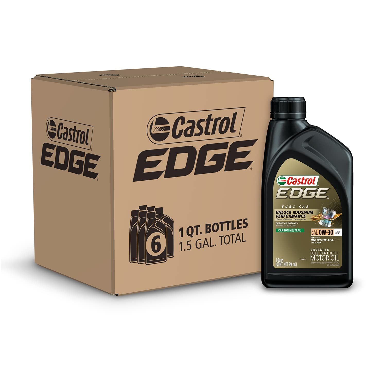 Mua Castrol Edge Euro 0W-30 A3/B4 Advanced Full Synthetic Motor Oil, 1 ...