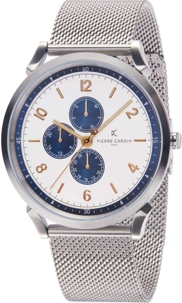 Pierre Cardin Men's Multi Dial Quartz Watch with Stainless Steel Strap CPI.2032 — image 1