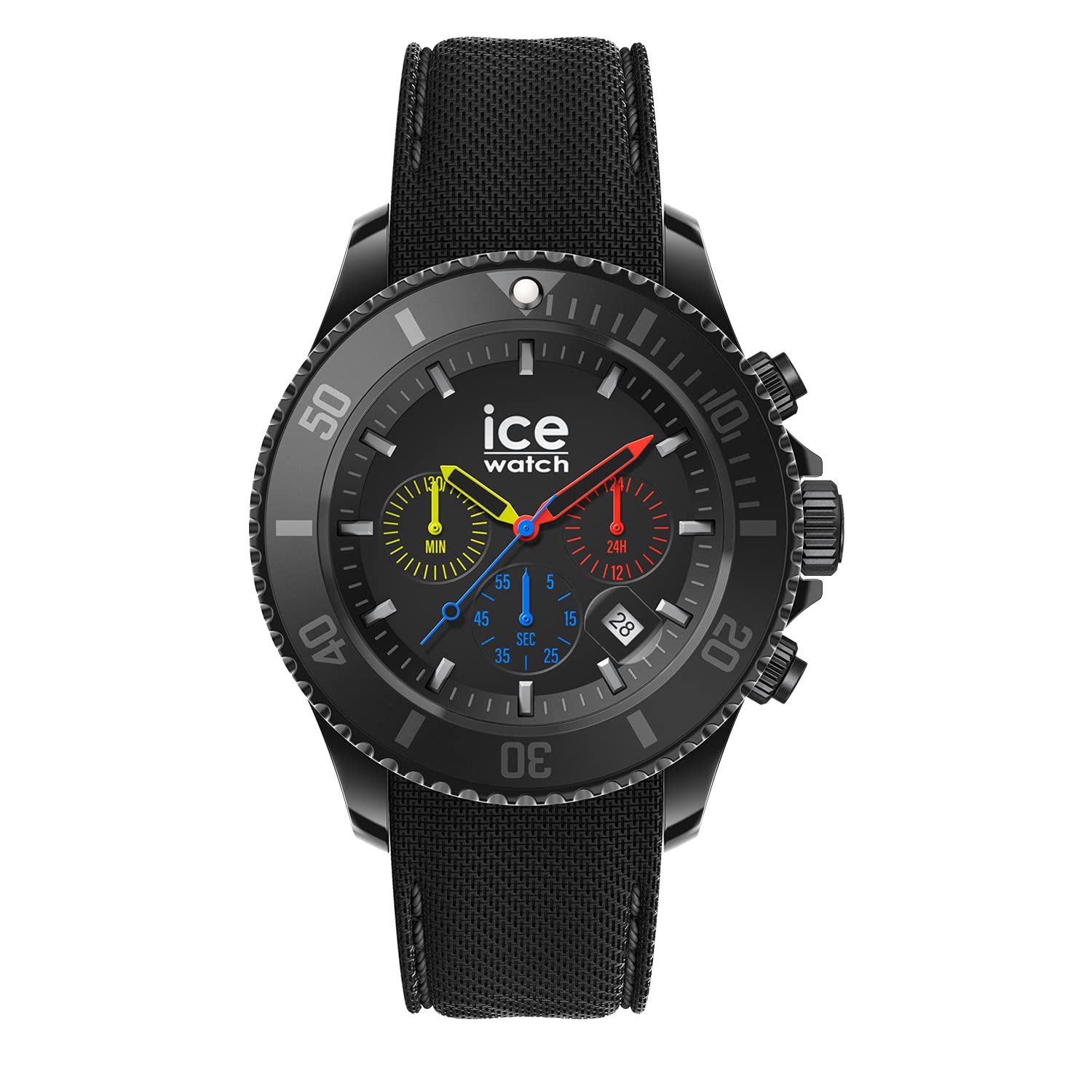 ICE-WATCH - ICE chrono Trilogy - Men's wristwatch with silicon strap - Chrono - 019842 (Large)