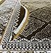Modefa Turkish Janamaz Musallah Sajada Prayer Rug - Large Wide Plush Velvet 31 x 50in Noor (Teal)