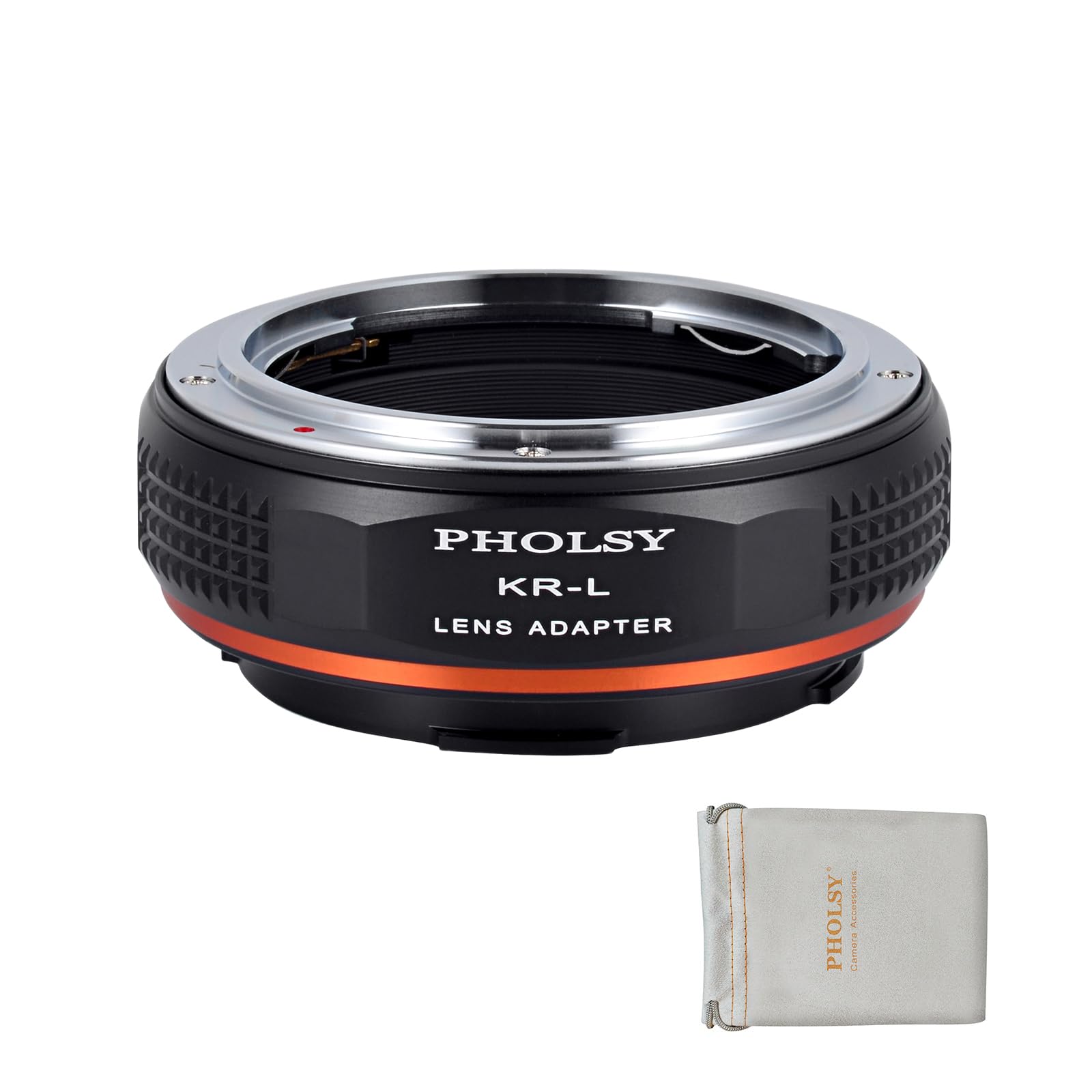 PHOLSY Lens Mount Adapter Konica to L Compatible with Konica AR Mount Lens to Leica L Mount Camera Body Compatible with Leica SL2, SL2-S, CL, TL2, Lumix S5, S1, BS1H, SIGMA fp, fp L